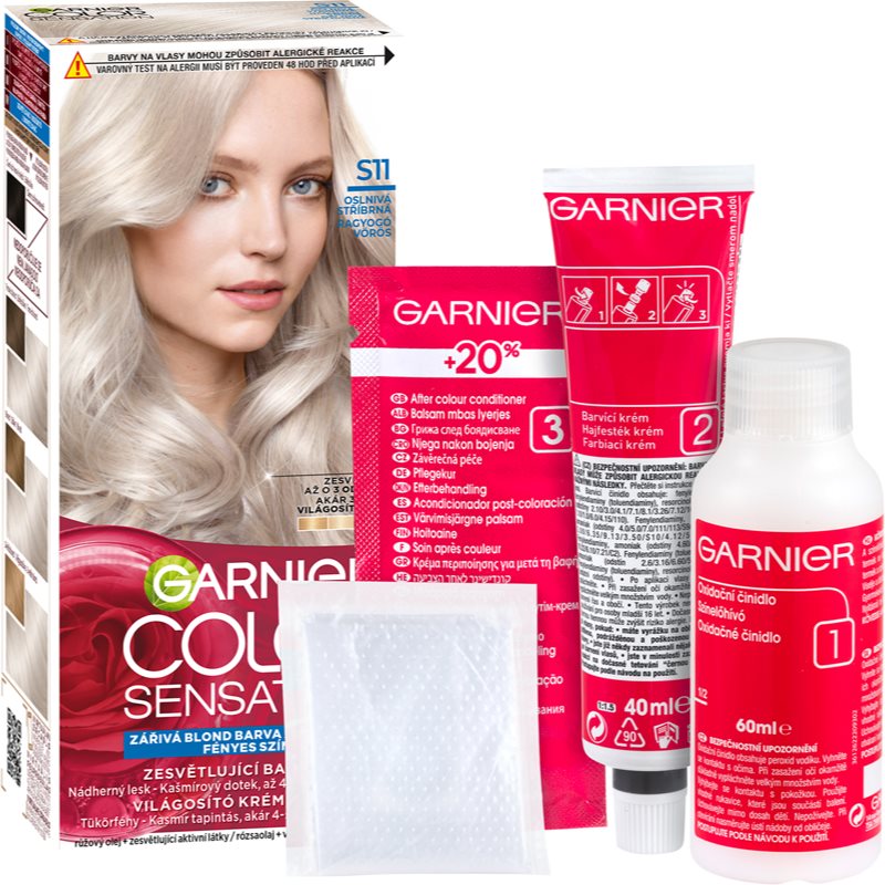 Garnier Color Sensation Hårfärg Skugga S11 Ultra Smoky Blonde female