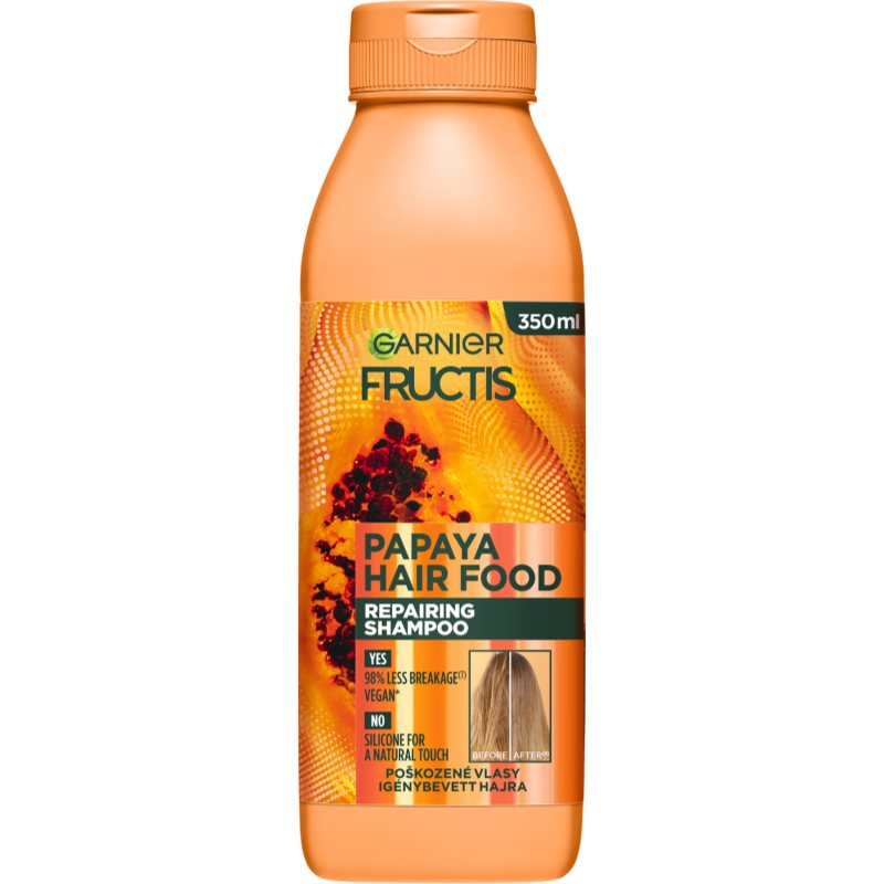 Garnier Fructis Papaya Hair Food regenerating shampoo for damaged hair 350 ml
