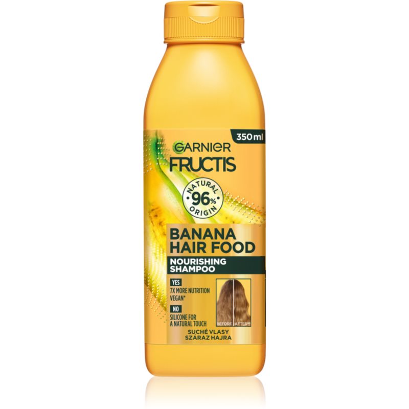 Photos - Hair Product Garnier Fructis Banana Hair Food поживний шампунь для сухого волосся 350 м 