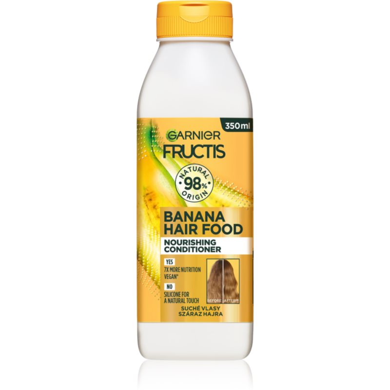 Фото - Шампунь Garnier Fructis Banana Hair Food поживний кондиціонер для сухого волосся 3 