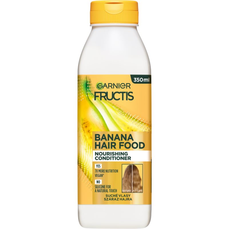 Garnier Fructis Banana Hair Food der nährende Conditioner für trockenes Haar 350 ml