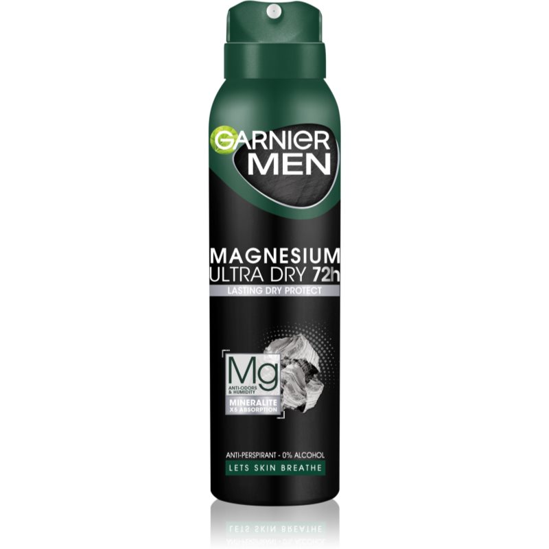 Garnier Men Mineral Magnesium Ultra Dry antiperspirant pre mužov 150 ml