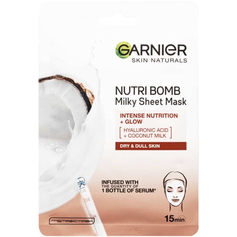 Garnier Textil Masks Hydra Bomb masque hydratant en tissu 28 g - vue 4