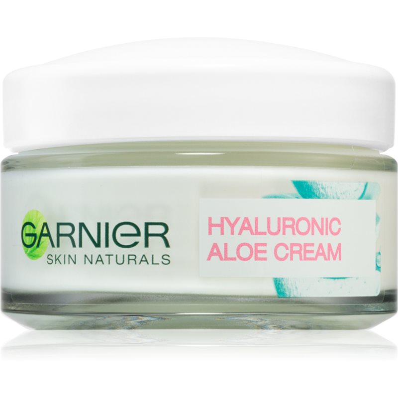 Garnier Skin Naturals Hyaluronic Aloe Cream 50 ml denný pleťový krém na zmiešanú pleť; na rozjasnenie pleti; na dehydratovanu pleť