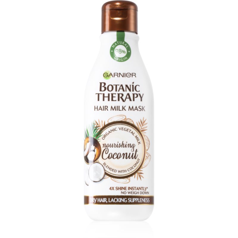 Garnier Botanic Therapy Hair Milk Mask Nourishing Coconut plaukų kaukė sausiems ir lūžinėjantiems plaukams 250 ml