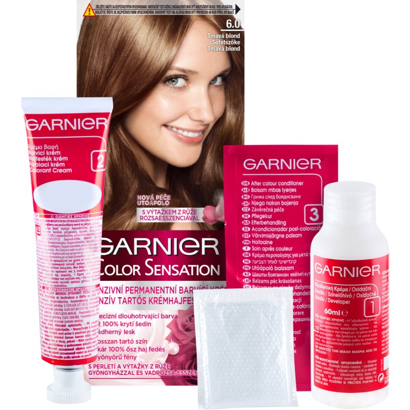 Garnier Color Sensation Hair Color Shade 6.0 Precious Dark Blonde
