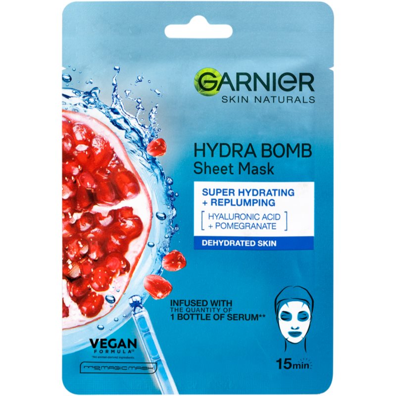 Garnier Textil Masks masque hydratant en tissu à l'acide hyaluronique 1 pcs - vue 7