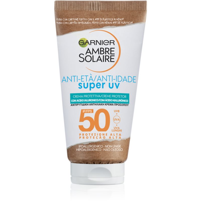 Garnier Ambre Solaire Super Uv Crema Protettiva Giorno Per Il Viso Spf 50+ 50 Ml