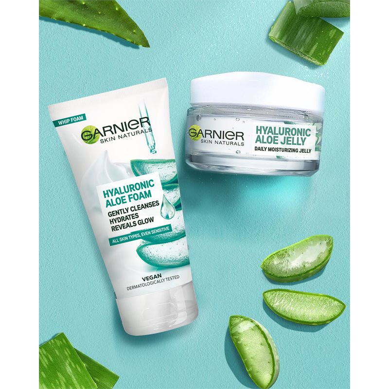 Garnier Skin Naturals Hyaluronic Aloe Foam очищаюча пінка 150 мл