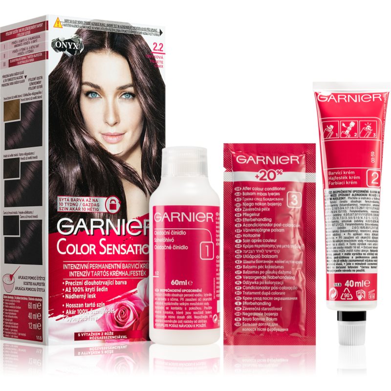 

Garnier Color Sensation фарба для волосся відтінок 2.2 Onyx