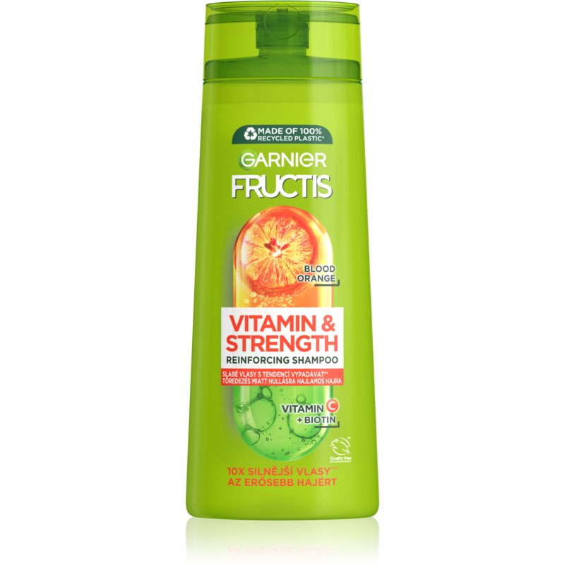 Garnier Fructis Vitamin & Strength posilňujúci šampón pre poškodené vlasy 250 ml
