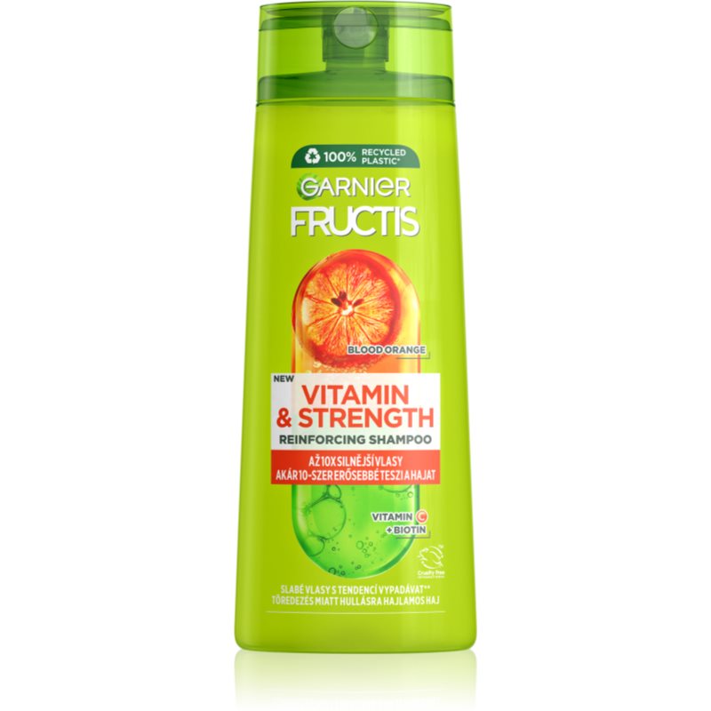 E-shop Garnier Fructis Vitamin & Strength posilující šampon pro poškozené vlasy 400 ml