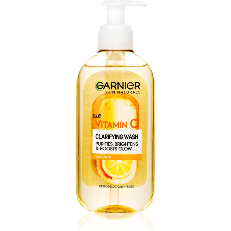 Garnier Skin Naturals Vitamin C posvjetljujući gel za čišćenje za lice 200 ml