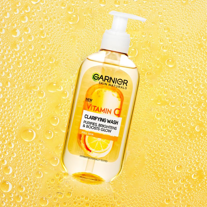 Garnier Skin Naturals Vitamin C Brightening Gel Cleanser For The Face 200 Ml