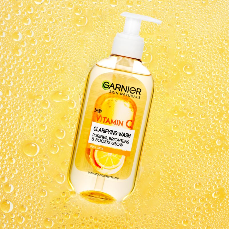 Garnier Skin Naturals Vitamin C освітлюючий гель для очищення для обличчя 200 мл