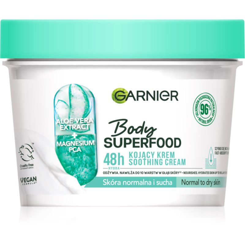 Garnier Body SuperFood Kroppskräm Med aloe vera 380 ml female