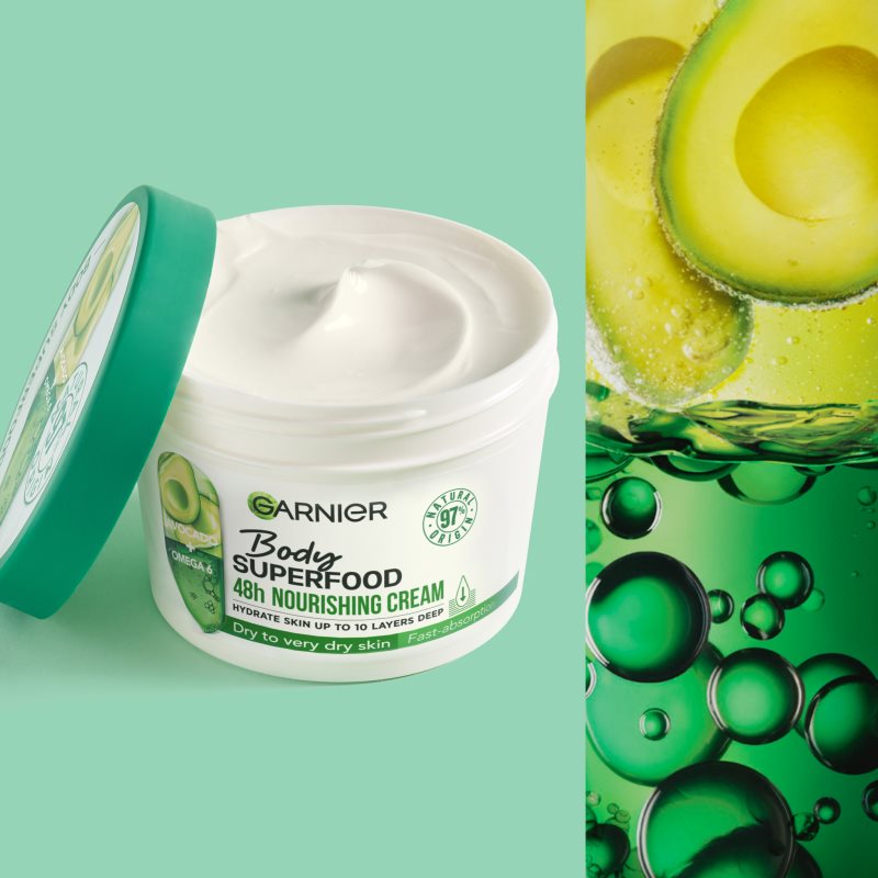 Garnier Body SuperFood Body Cream With Avocado 380 Ml