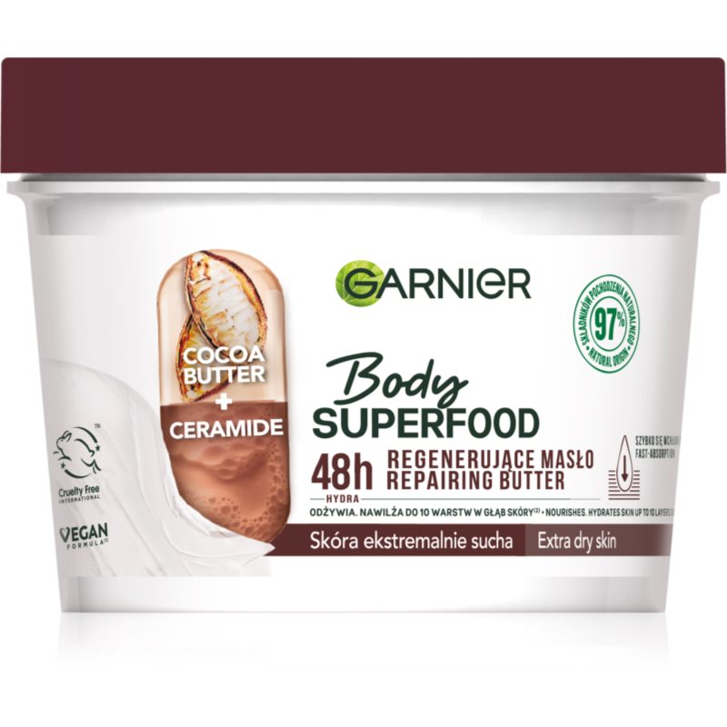 Garnier Body SuperFood Närande kroppssmör med kakao 380 ml female