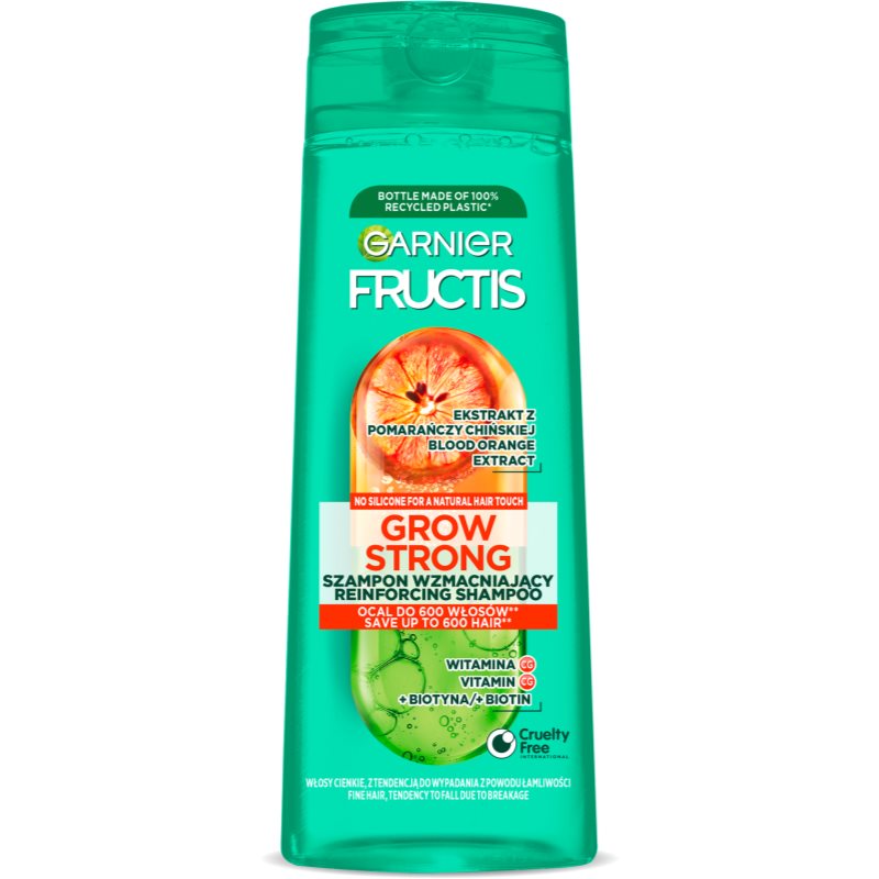 Garnier Grow Strong stärkendes Shampoo für feines Haar 400 ml