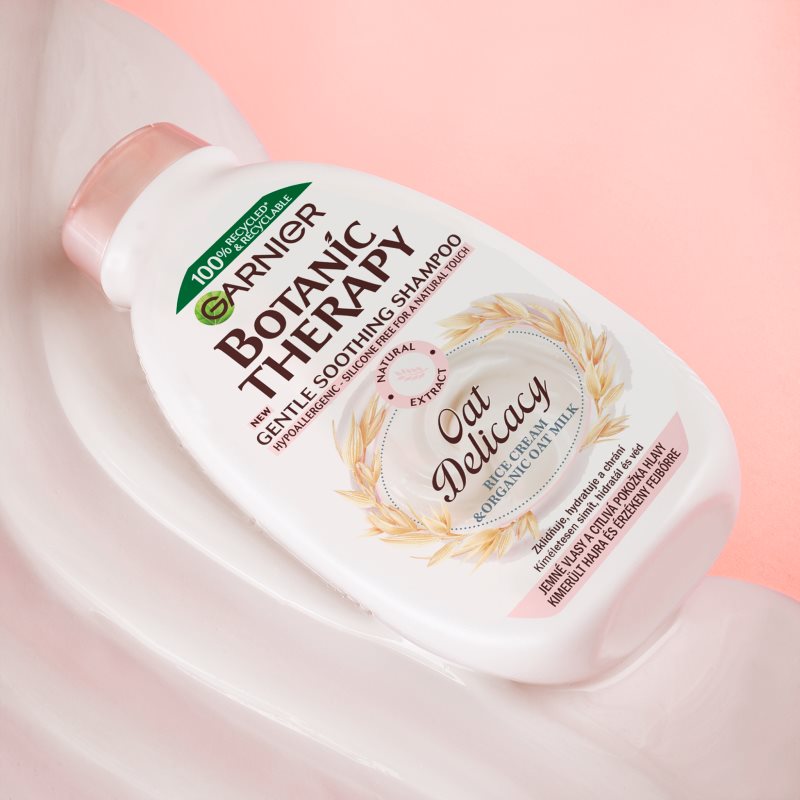 Garnier Botanic Therapy Oat Delicacy зволожуючий та заспокоюючий шампунь 400 мл