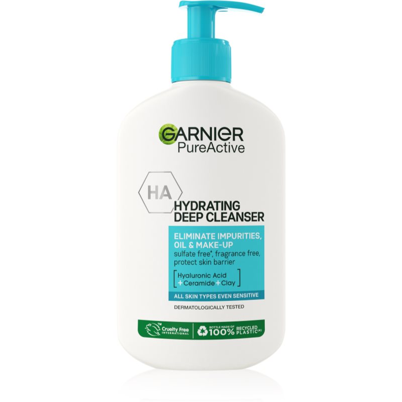 Garnier Pure Active moisturising cleansing gel to treat skin imperfections 250 ml
