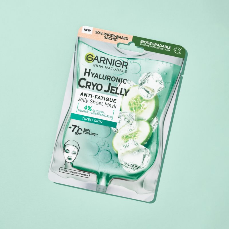 Garnier Cryo Jelly Sheet Mask With Cooling Effect 27 G