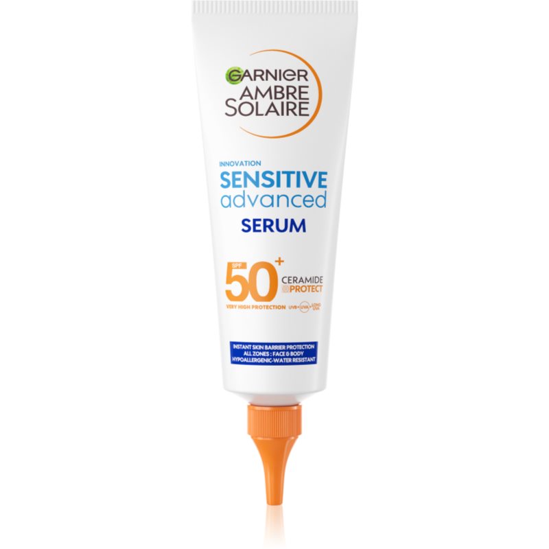 Garnier Ambre Solaire Sensitive Advanced apsauginis serumas kūnui SPF 50+ 125 ml
