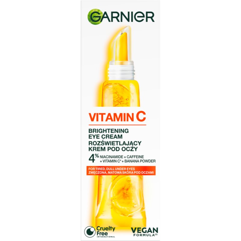 Garnier Skin Naturals Vitamin C aufhellende Crem für die Augenpartien mit Vitamin C 15 ml