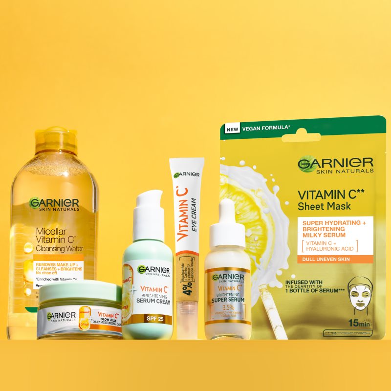 Garnier Skin Naturals Vitamin C Oсвітлювальний крем для шкіри навколо очей з вітаміном С 15 мл