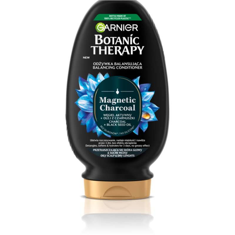 Garnier Botanic Therapy Magnetic Charcoal Reinigungsbalsam für das Haar 200 ml