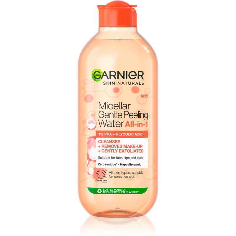 E-shop Garnier Skin Naturals Micellar Gentle Peeling micelární voda s peelingovým efektem 400 ml