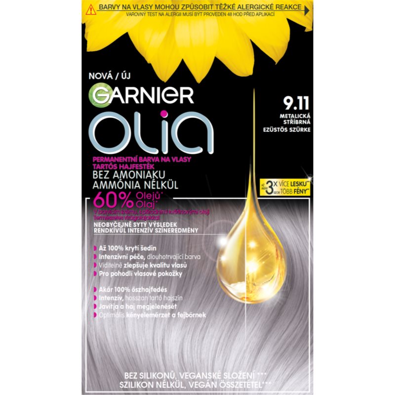 Garnier Olia Big Kit coloration cheveux permanente teinte 6.3 Gold - vue 4