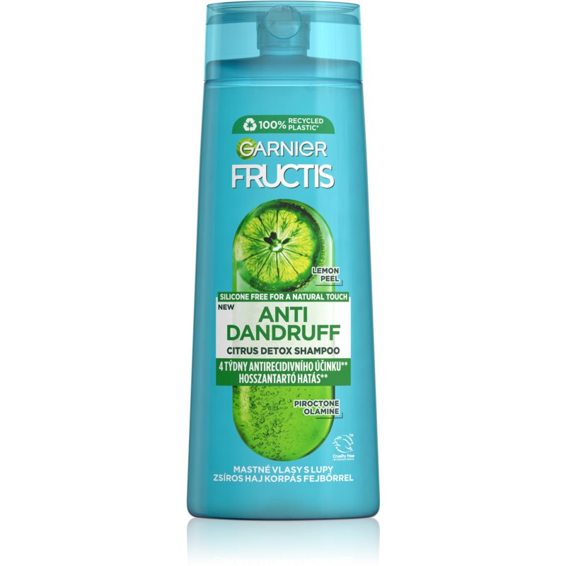 E-shop Garnier Fructis Antidandruff šampon pro mastné vlasy proti lupům 250 ml