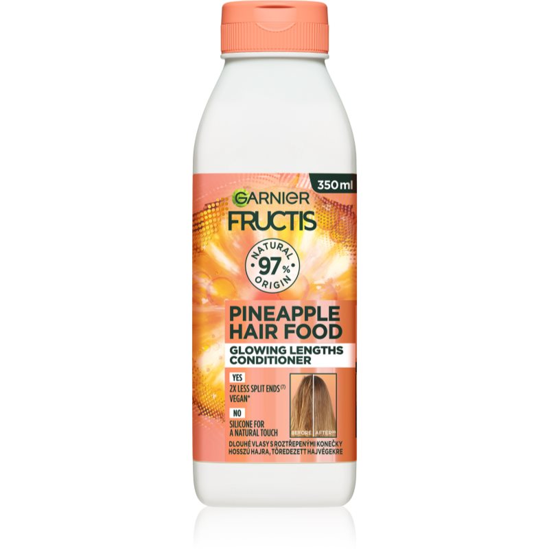Garnier Fructis Hair Food Pineapple Glowing Lengths Conditioner 350 ml kondicionér pre ženy na rozštiepené končeky