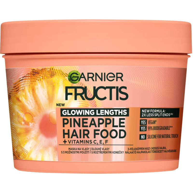 Garnier Fructis Pineapple Hair Food masque cheveux anti pointes fourchues 400 ml