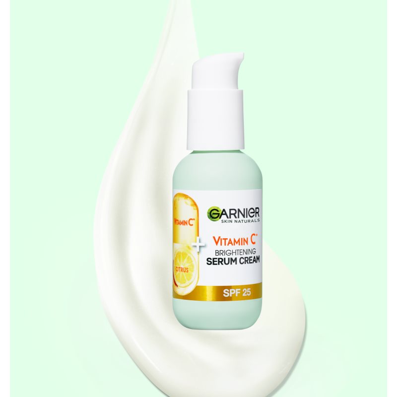 Garnier Skin Naturals Vitamin C кремова сироватка для сяючої шкіри з вітаміном С 50 мл