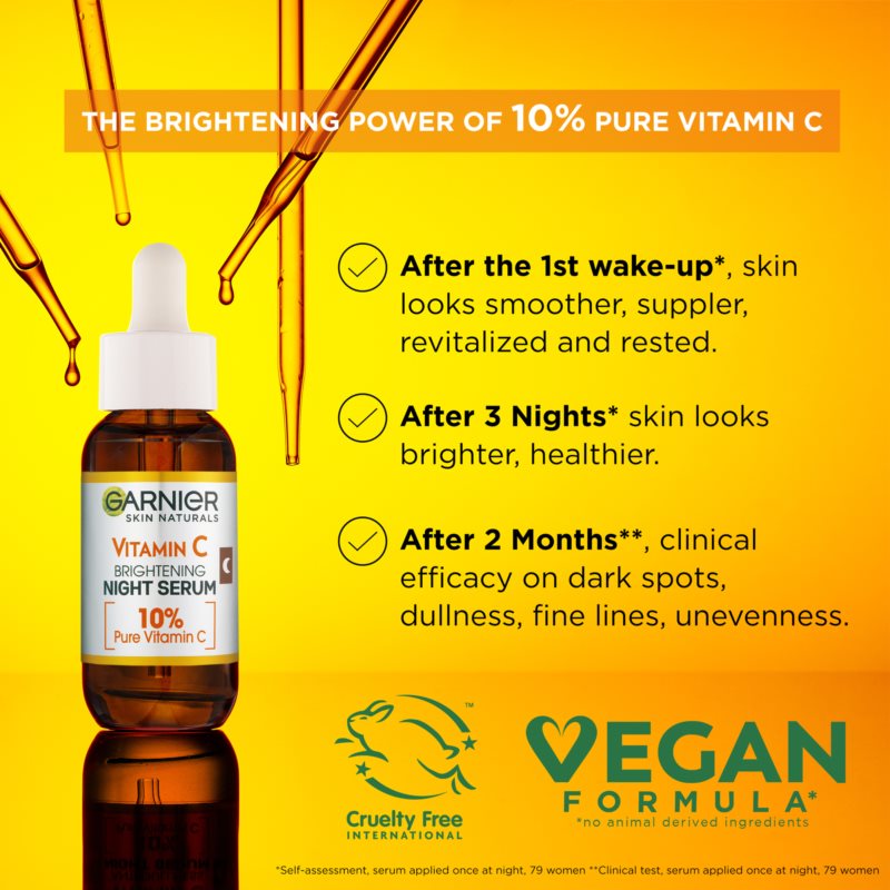 Garnier Skin Naturals Vitamin C Vitamin C Brightening Serum Night 30 Ml