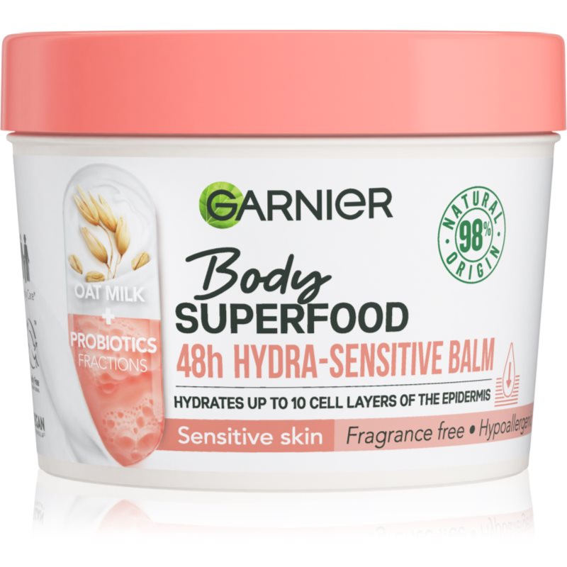 Garnier Body SuperFood Fuktgivande kroppskräm För torr och känslig hud 380 ml female