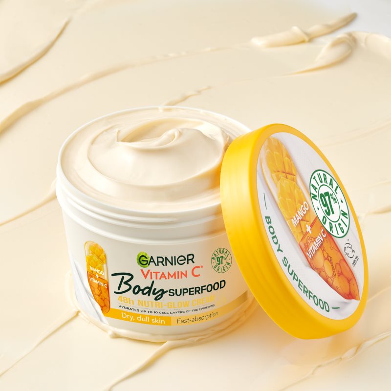 Garnier Body SuperFood Brightening Body Cream With Vitamin C 380 Ml
