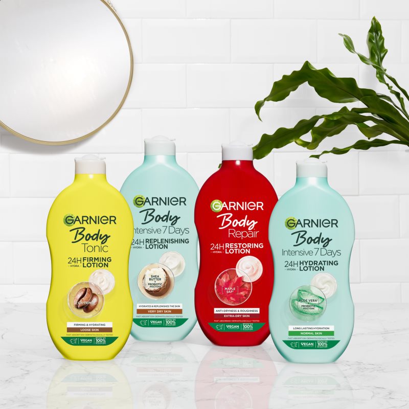 Garnier Body Tonic зволожуюче та зміцнююче молочко для тіла 400 мл