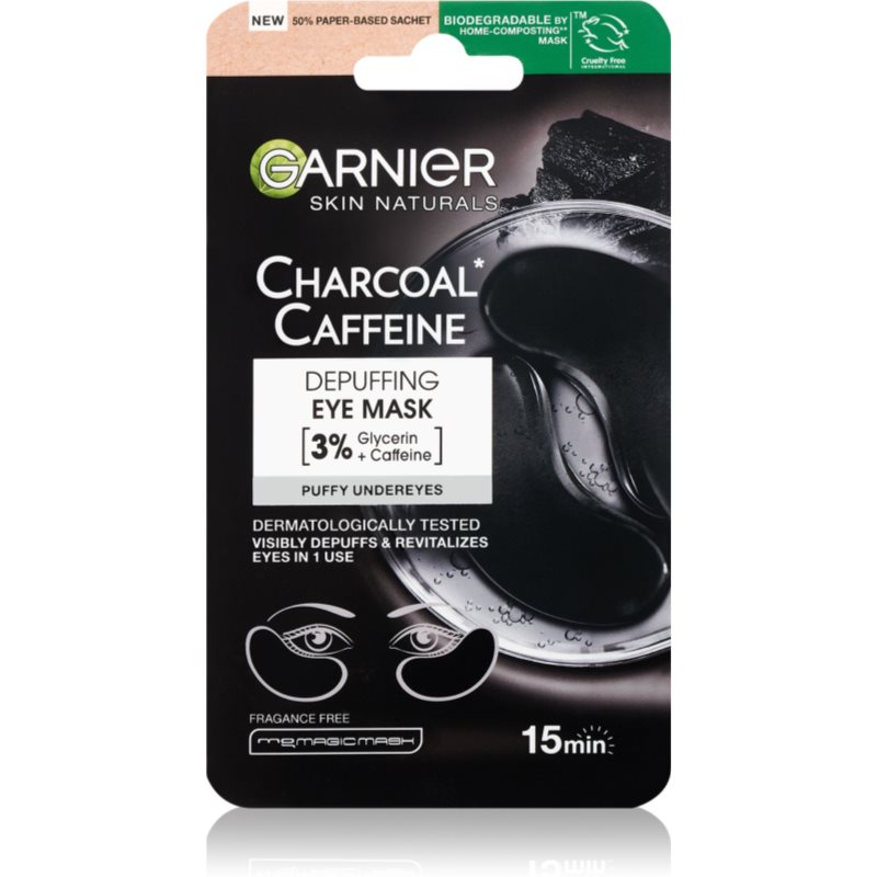 Garnier Skin Naturals maska za predel okoli oči proti oteklinam in temnim kolobarjem 5 g