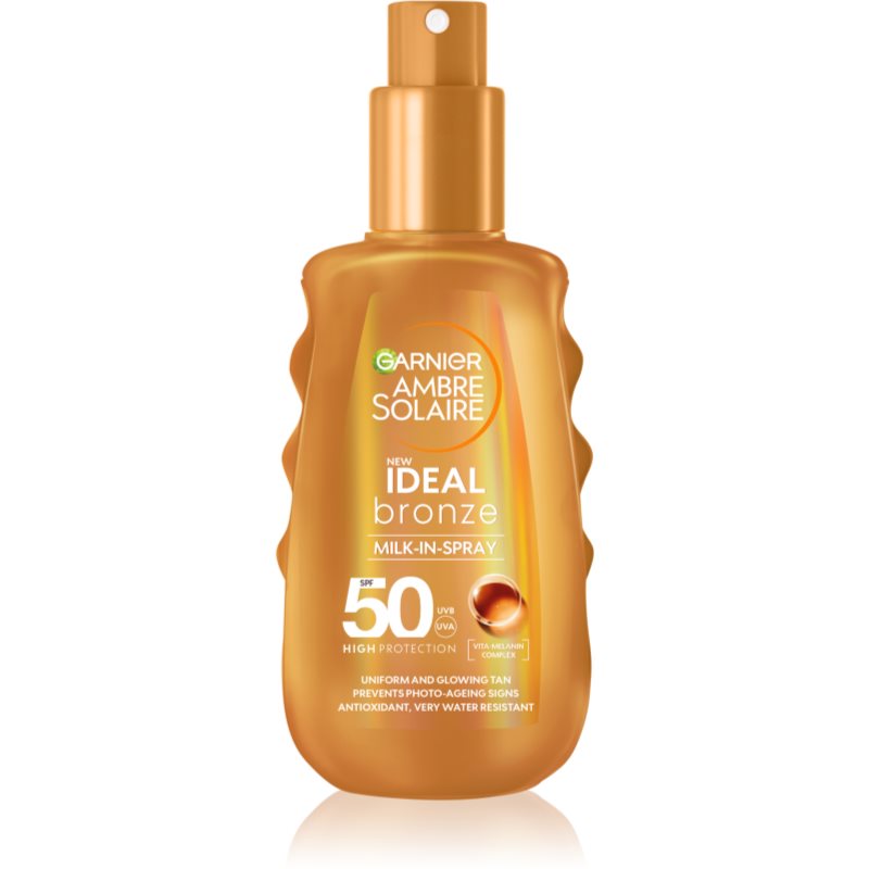 Garnier Ambre Solaire Ideal Bronze sunscreen lotion spray for the body SPF 50 150 ml
