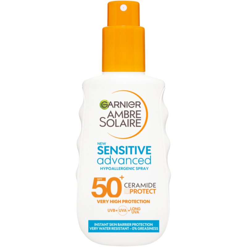 Garnier Garnier Ambre Solaire Sensitive Advanced sunscreen lotion spray with SPF 50+ for sensitive skin 150 ml