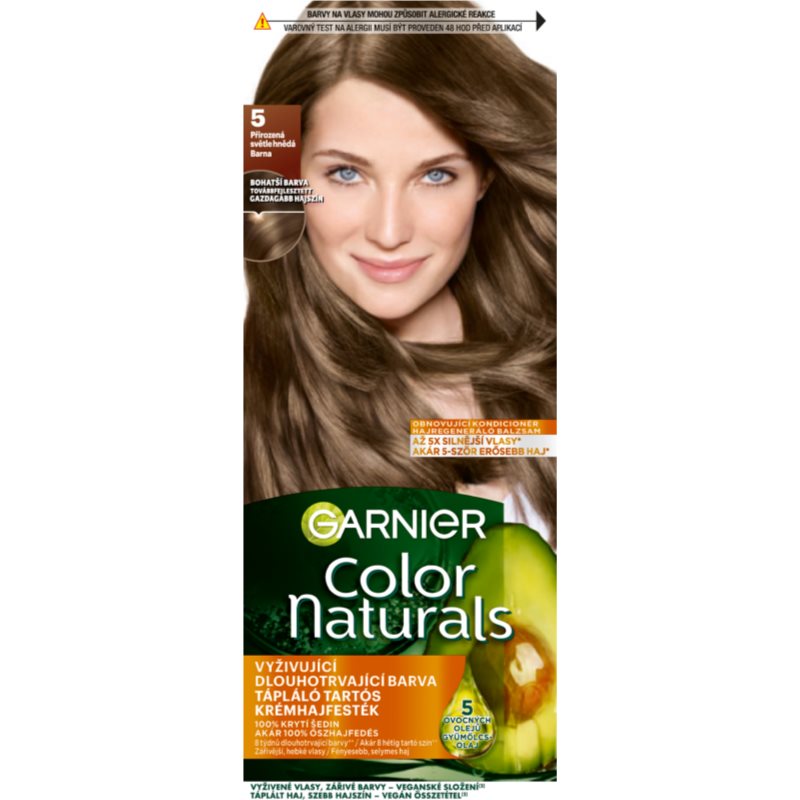 Garnier Color Naturals Creme Haarfarbe Farbton 5 Natural Light Brown . 1 Stk