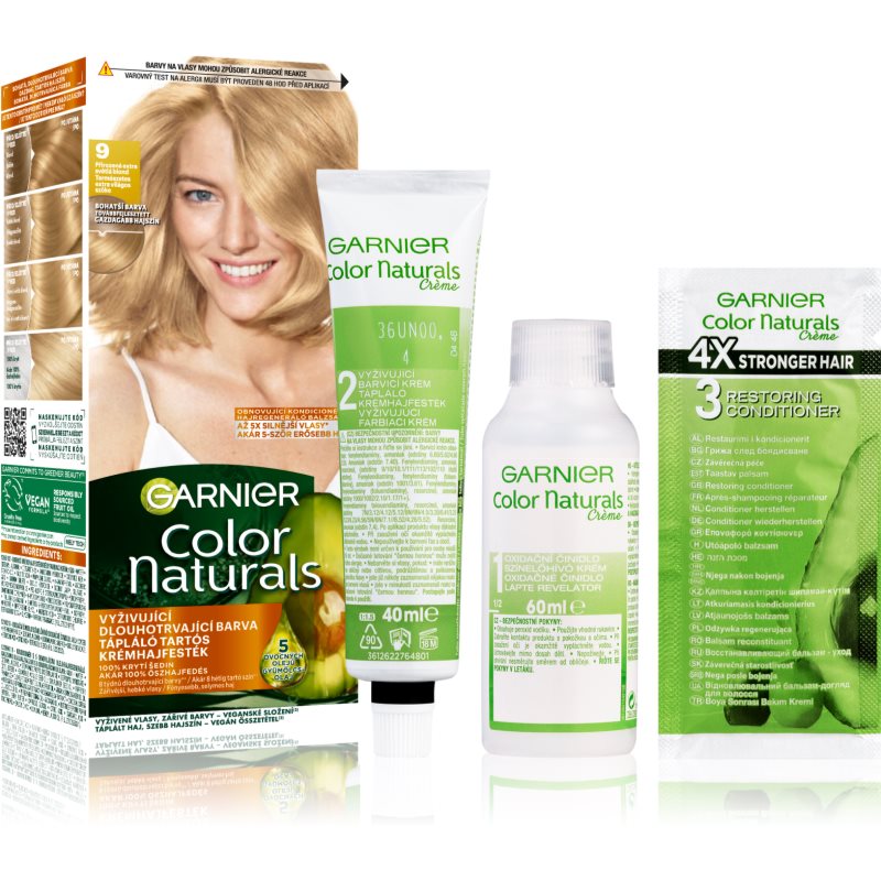 Garnier Color Naturals Creme hajfesték árnyalat 9 Natural Extra Light Blonde 1