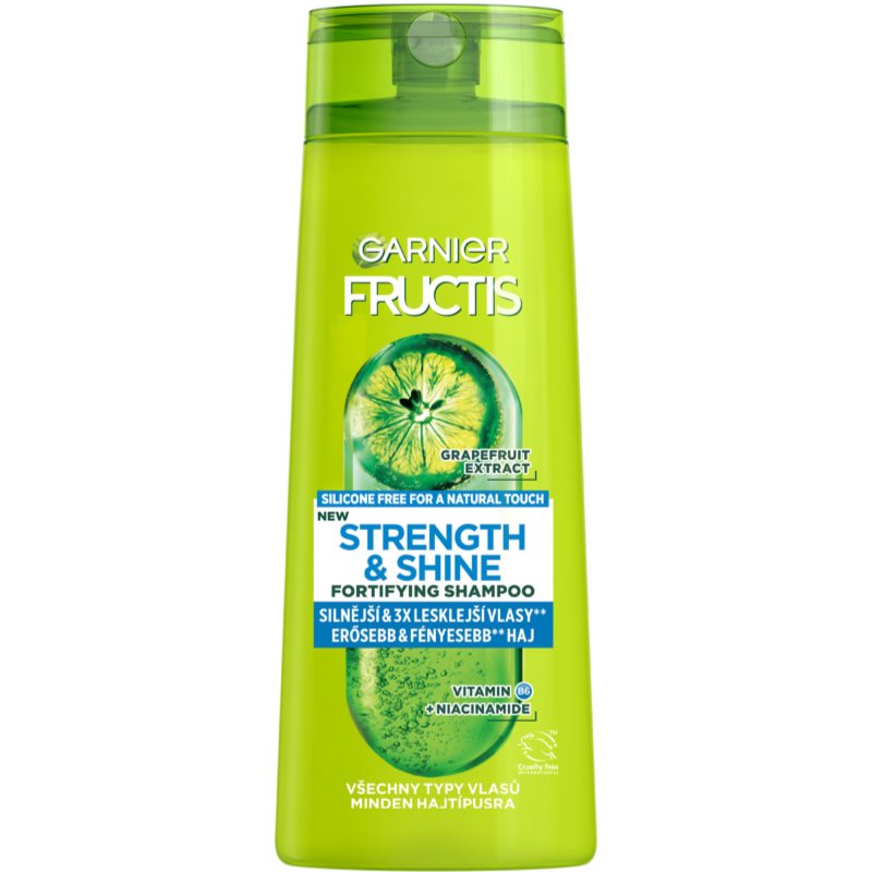Garnier Fructis Strength & Shine Shampoo für mehr Glanz und Festigkeit der Haare 250 ml