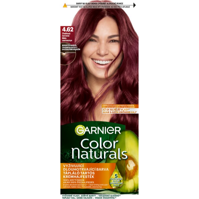 Garnier Garnier Color Naturals Creme culoare par culoare 4,62 Sweet Cherry 1 buc
