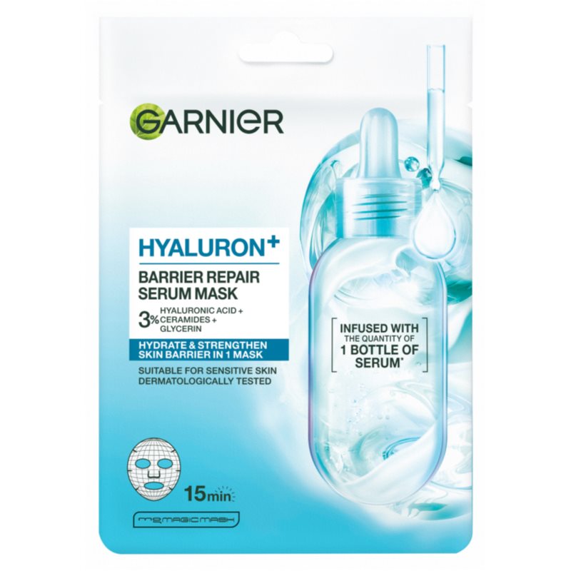 Garnier Textil Masks masque hydratant en tissu à l'acide hyaluronique 1 pcs - vue 8
