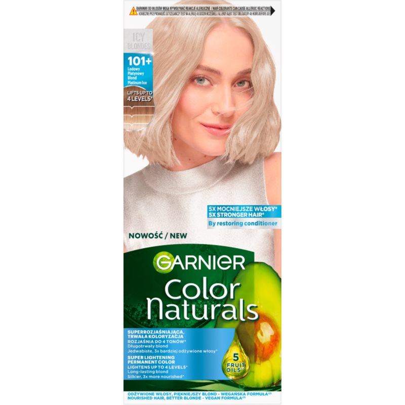 Garnier Color Naturals Creme Haarfarbe Farbton 101+ Blond Platinum Ice . 1 Stk
