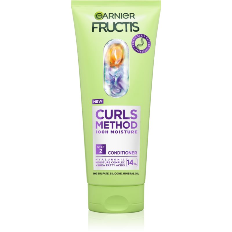 Garnier Fructis Curls Method хидратиращ балсам за чуплива и къдрава коса 200 мл.